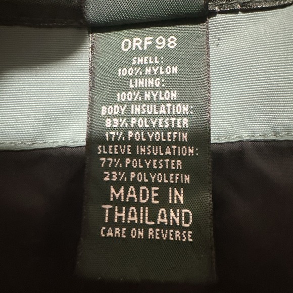 Vintage L.L. Bean Women's Rain Jacket Thinsulate Lined Coat Green Size‎ Large - Picture 9 of 16